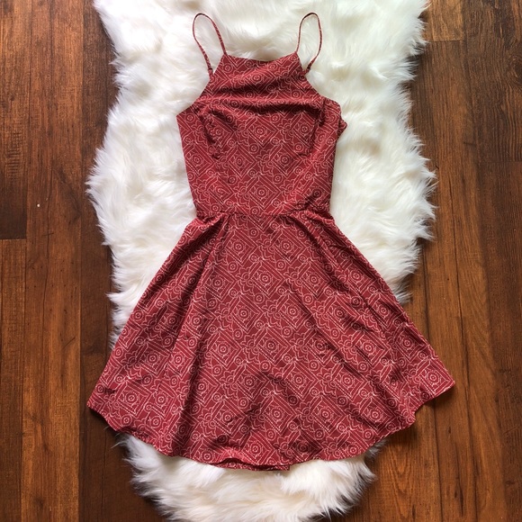 Hollister Dresses & Skirts - Printed Open Back Dress