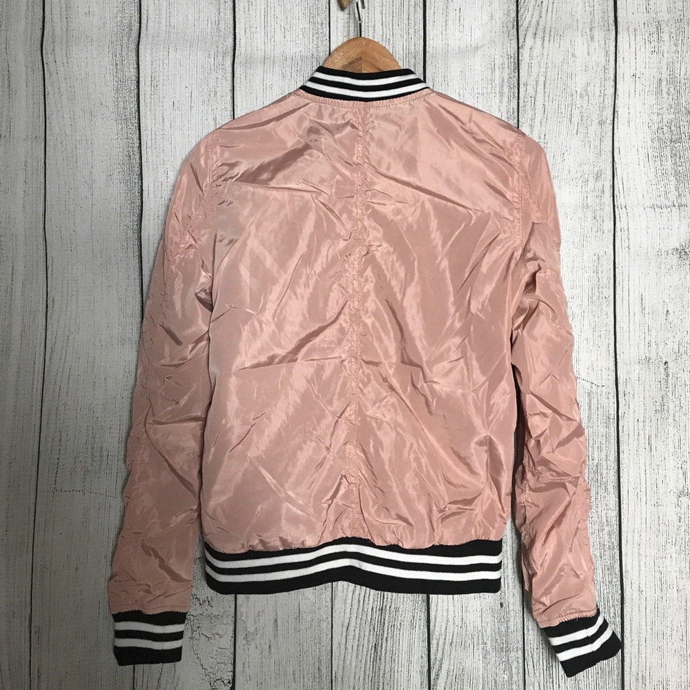 New Look Mauve Bomber Jacket - Picture 4 of 8