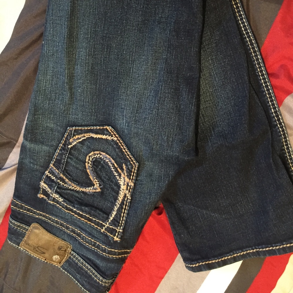 Silver jeans