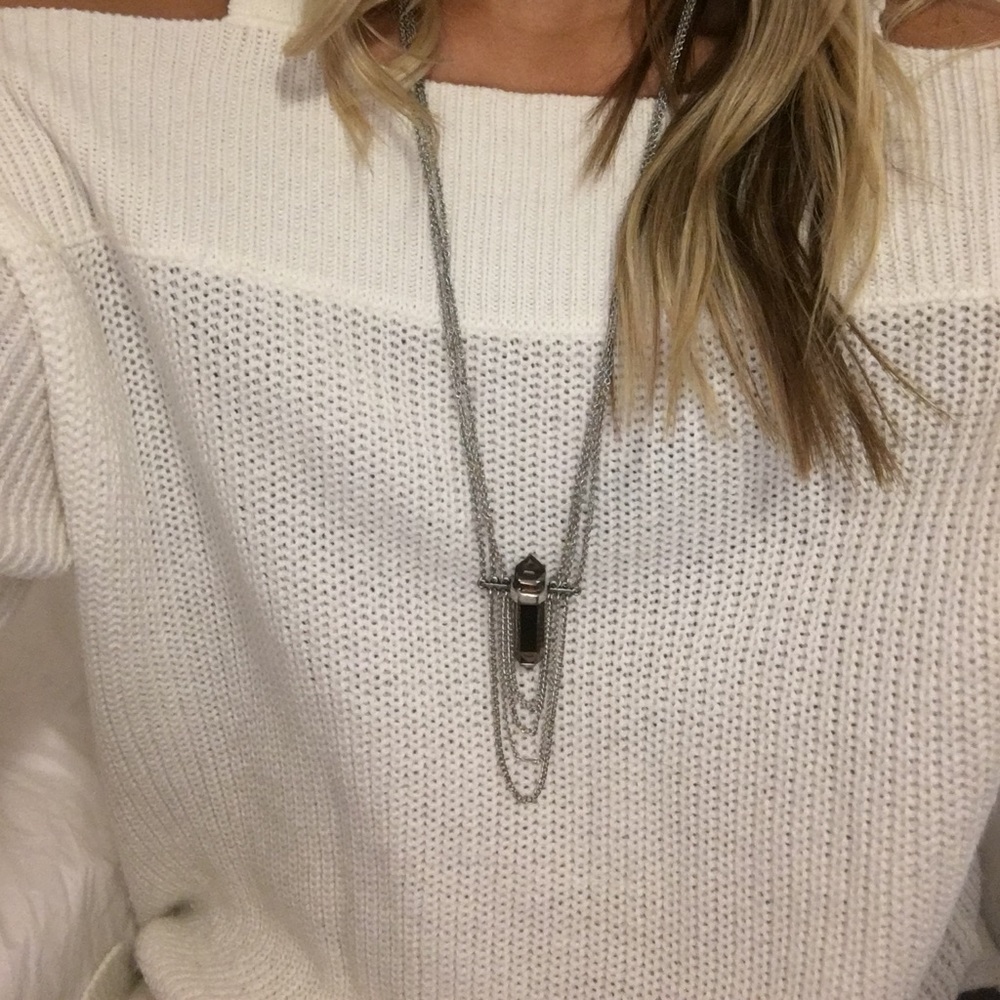 triple chain necklace