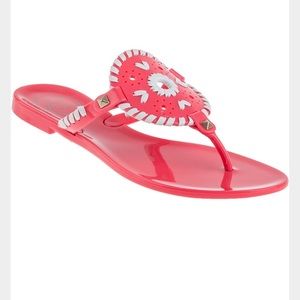 Jack Rogers pink georgicia jellies