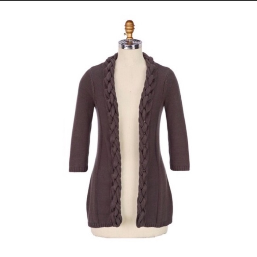 ANTHROPOLOGIE: Sparrow Braided Challah Sweater