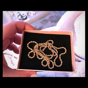 14k gold filled rope chain