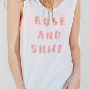 Rosé and shine tank