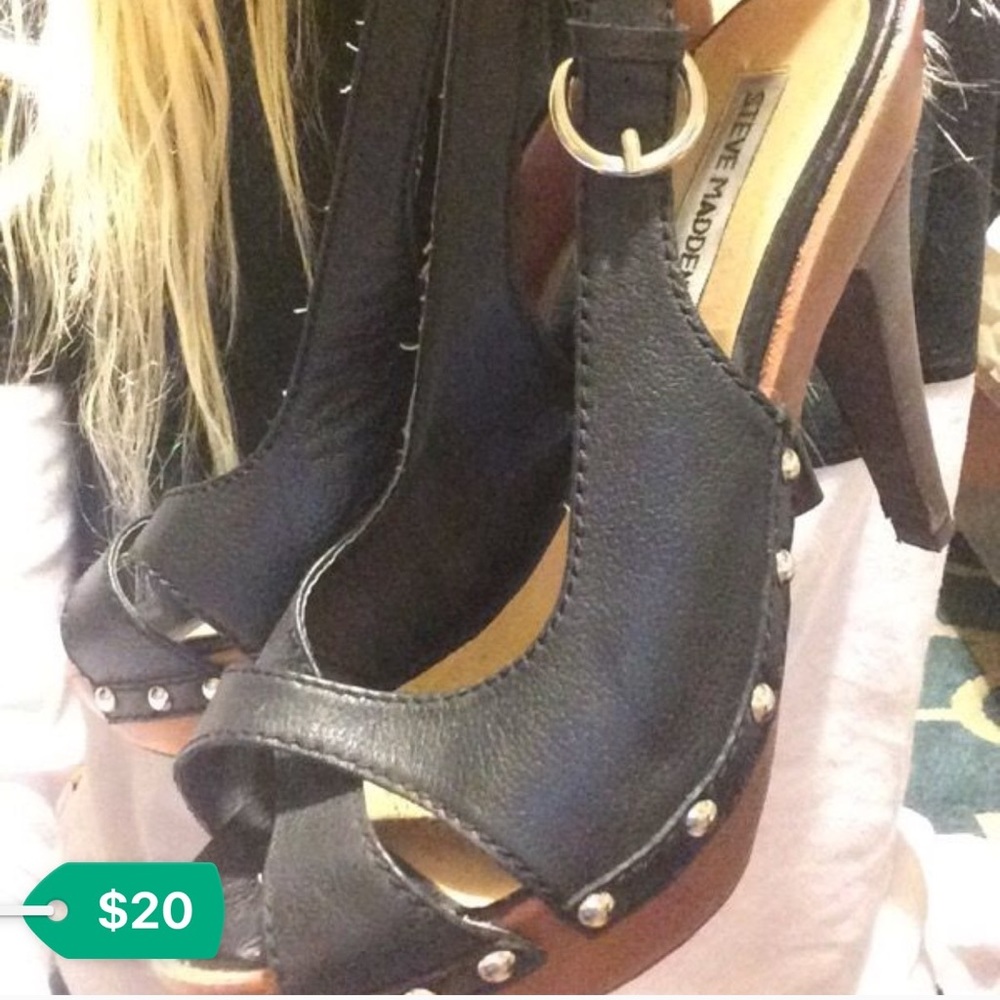 Steve Madden leather heels