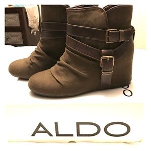 ALDO wedge booties