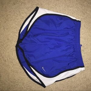 Blue nike shorts