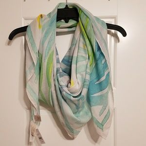 LOFT watercolor square scarf