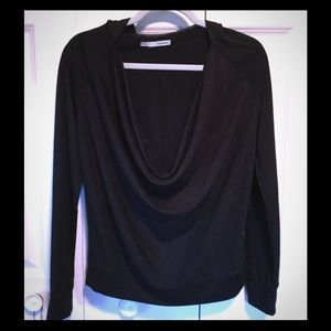 Maurices hooded cowl-neck top