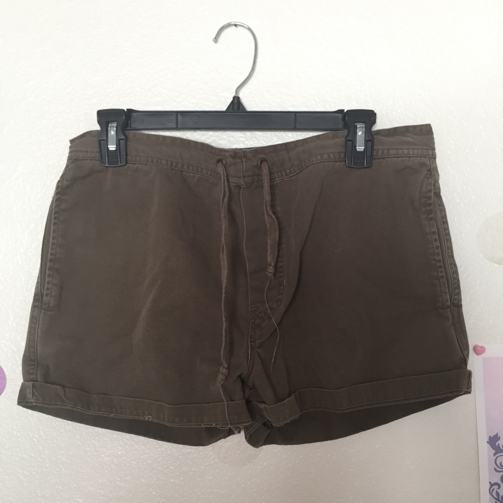 Army Green Cargo Shorts