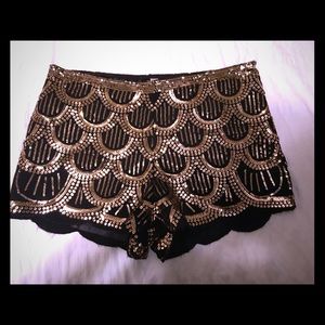 Sequins shorts