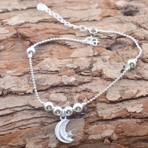 Ankle Barefoot Bracelet Sterling Silver 925