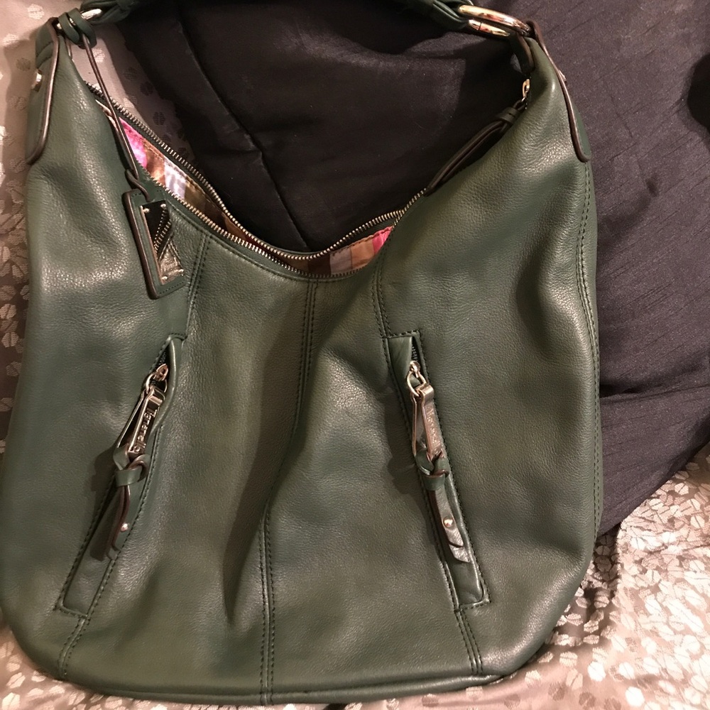 Tignanello Shoulder Bag - Forest Green