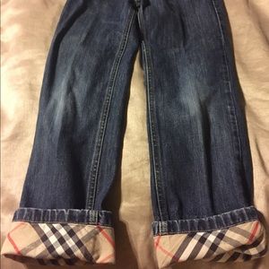 Burberry boys blue jeans