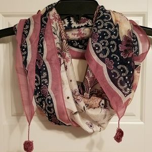 LOFT floral square scarf