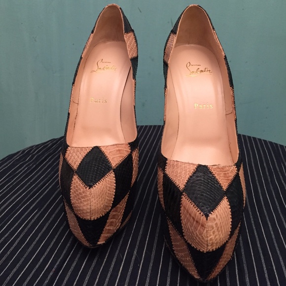 CHRISTIAN LOUBOUTIN SHOES 41 "DAFFODILE" PLATFORM - Picture 6 of 8