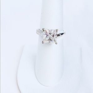 Platinum-Plated Swarovski Ring
