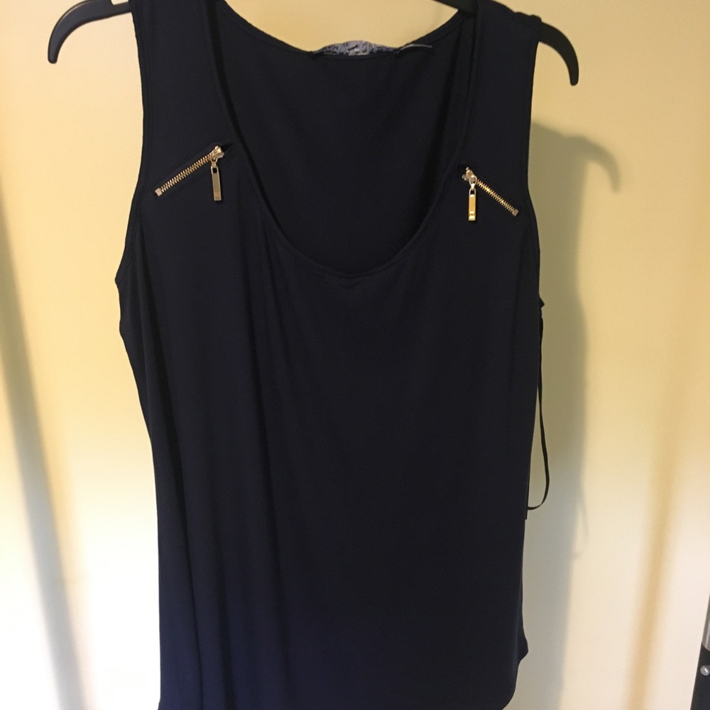 Ivanka Trump navy top