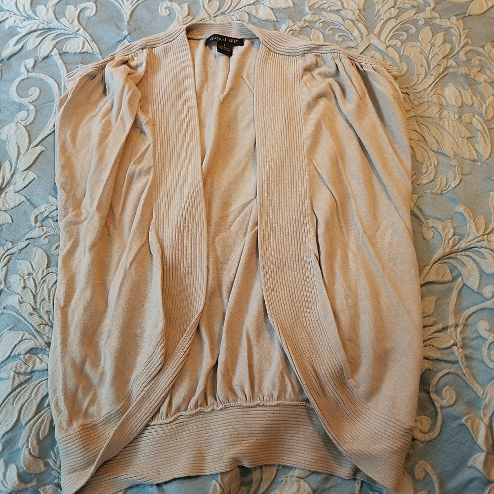 Tan Sweater/cardigan