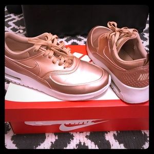 Rose gold nikes