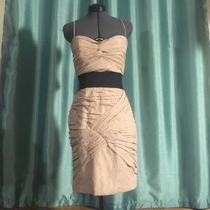Foley + Corinna Netting Bandage Dress