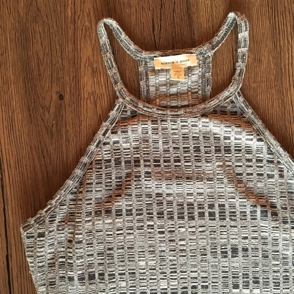 Silence & Noise High Neck Bodycon Midi Dress - Picture 5 of 7