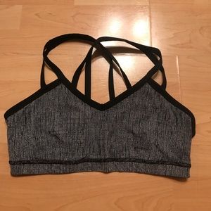 Strapping Lululemon sports bra