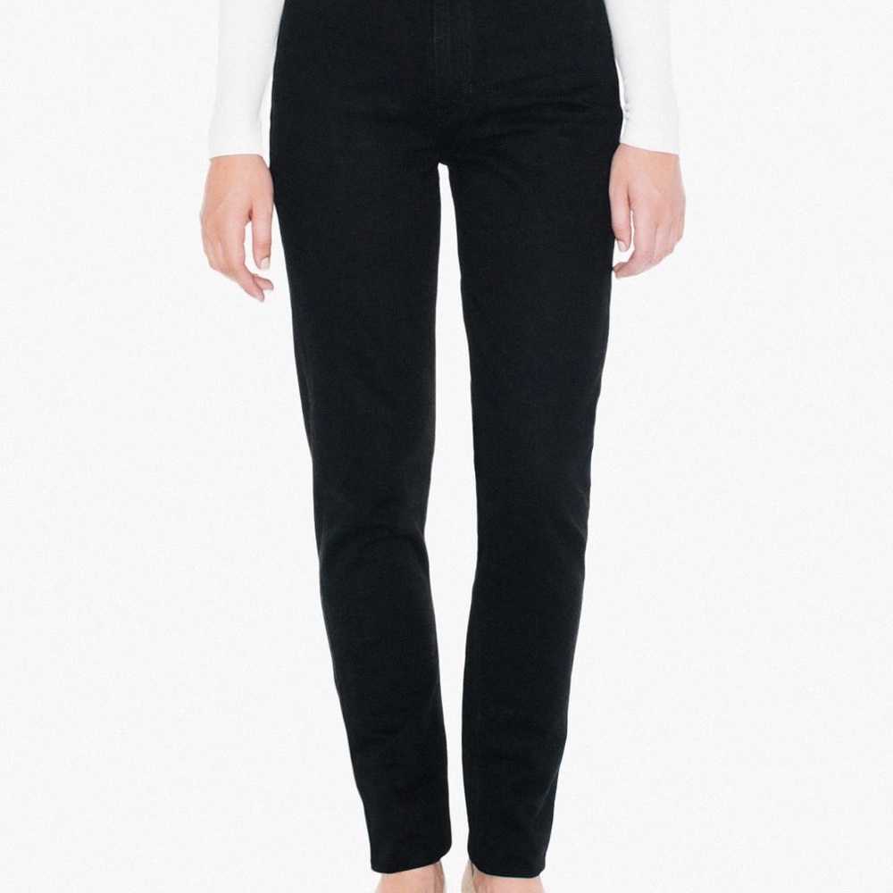 American apparel high waist jeans