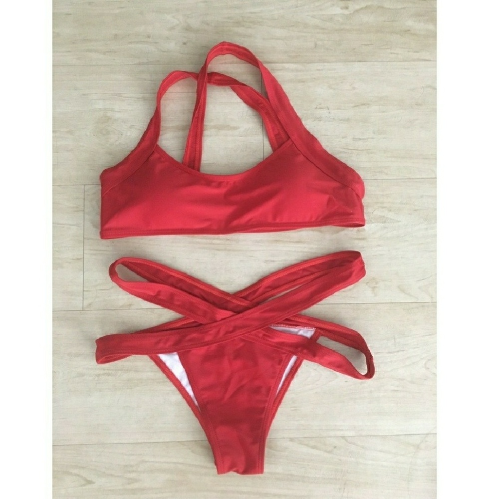 Cupshe Sexy Red Bikini