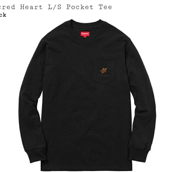 Sacred Heart Pocket Tee L/S - Picture 1 of 1