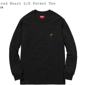 Sacred Heart Pocket Tee L/S