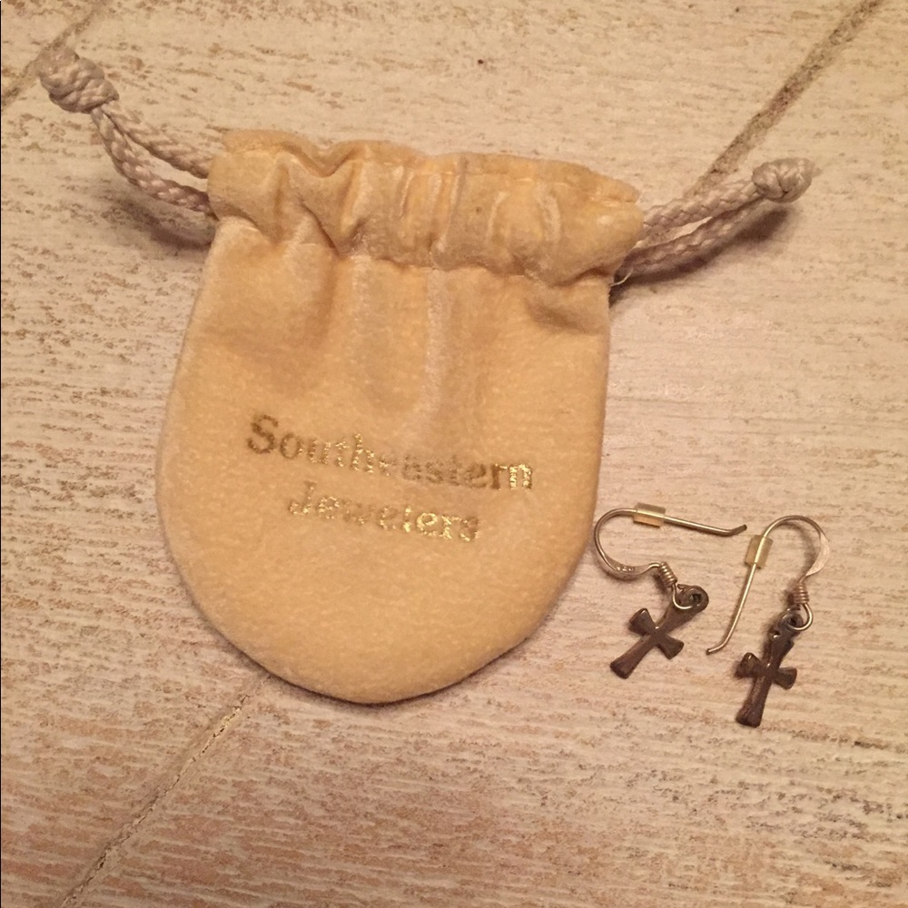 Cross earrings