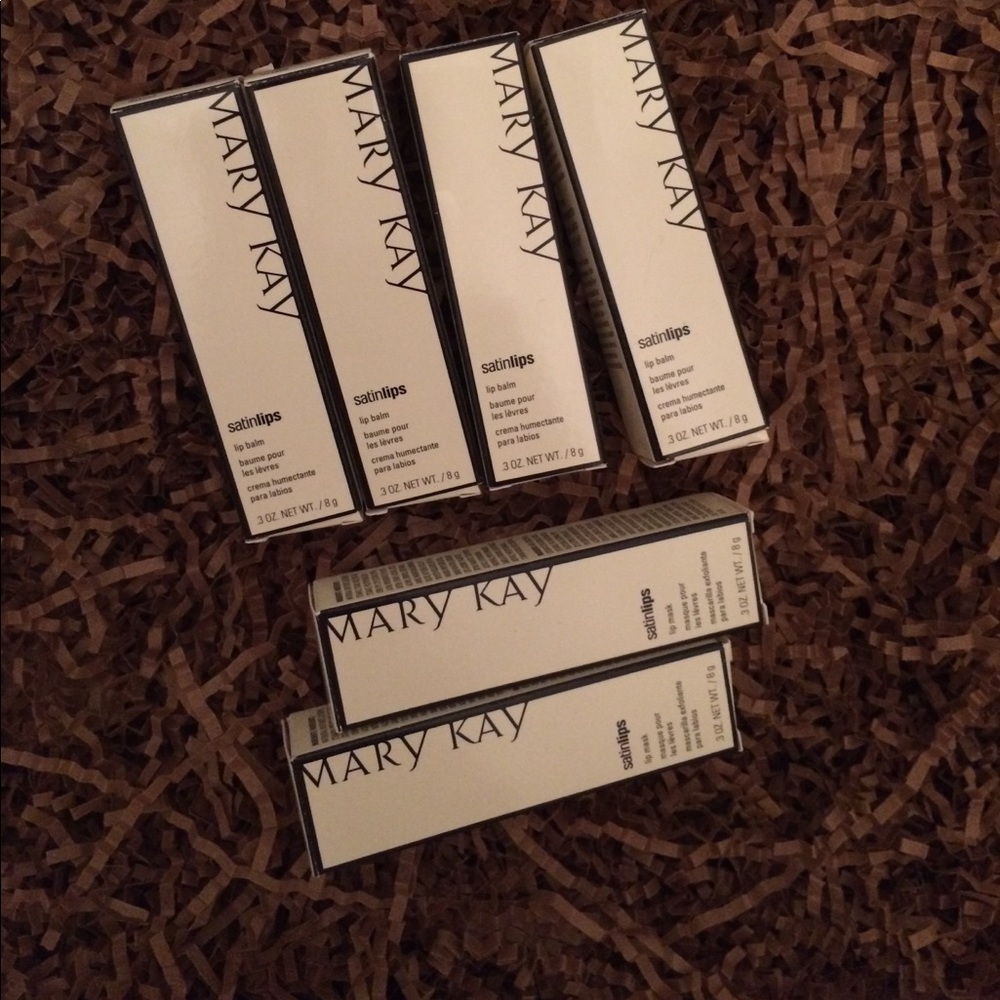 NIB-(4)Satin Lips Lip Balm& (2)Satin Lips Lip Mask