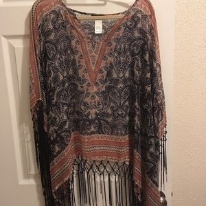 Gorgeous Fringed Poncho