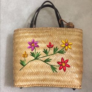 ESPRIT Straw Bag NWT