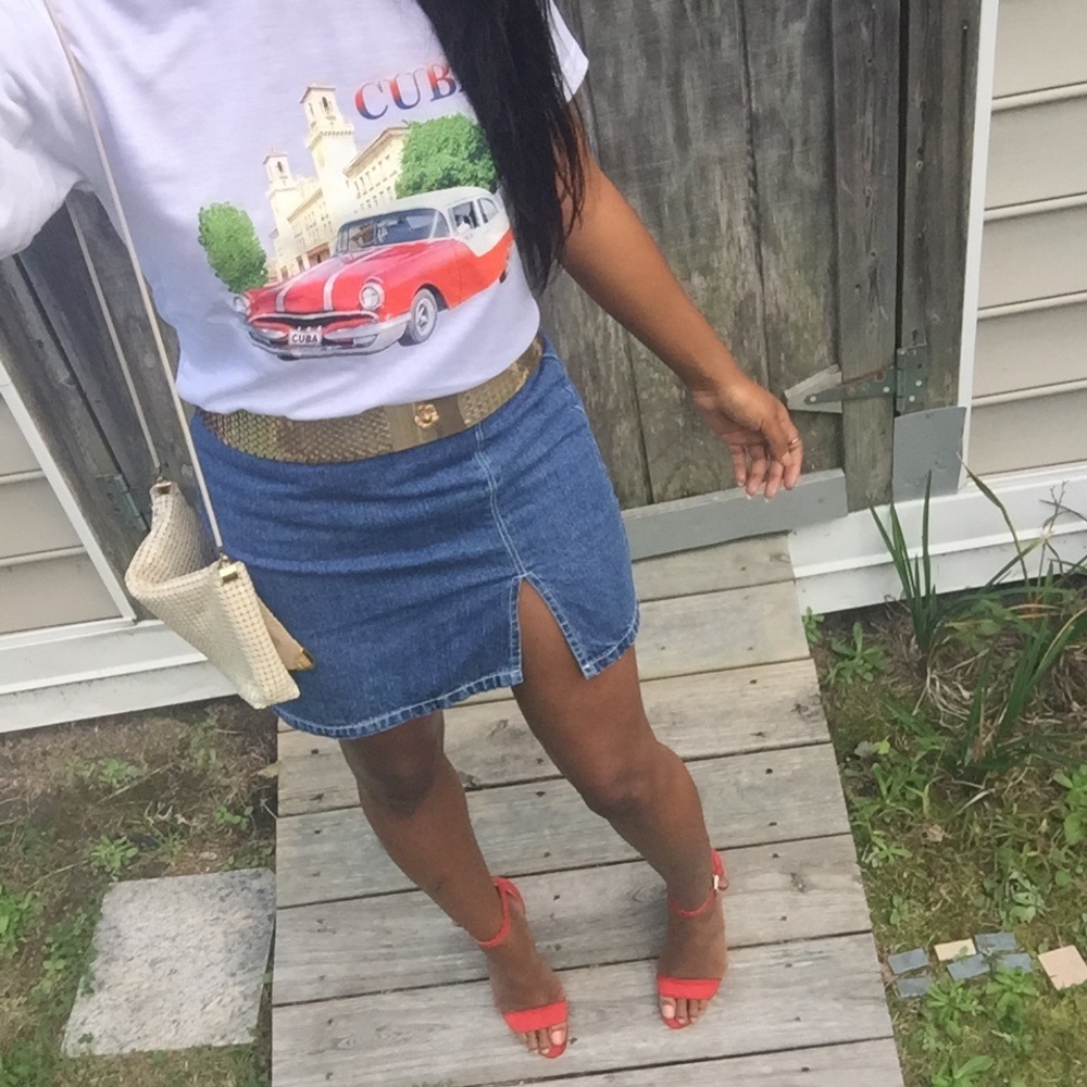 Denim mini