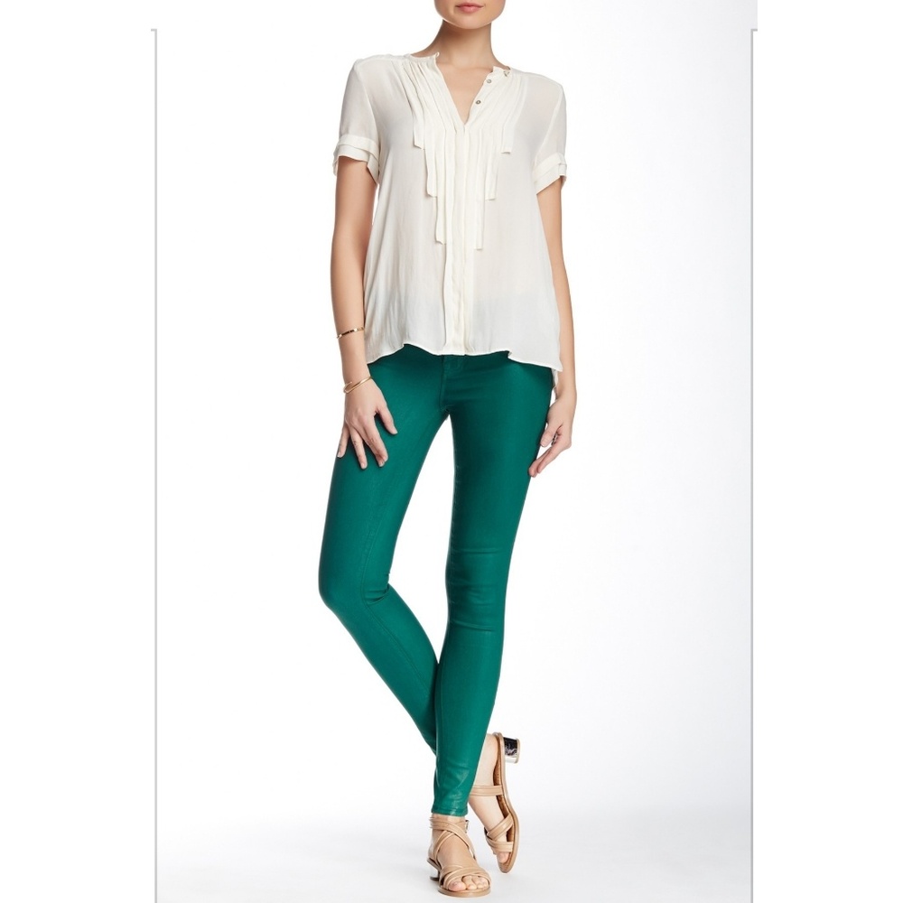 NWT J Brand Coated Super Skinny Jeans SZ 28 - Picture 2 of 6