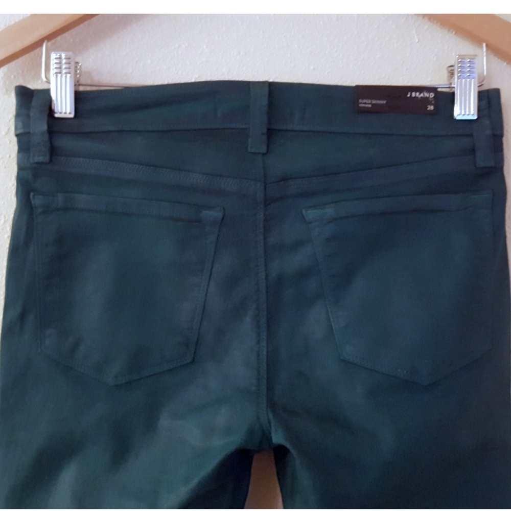 NWT J Brand Coated Super Skinny Jeans SZ 28 - Picture 5 of 6