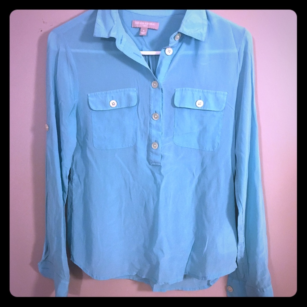 Banana Republic Silk Shirt