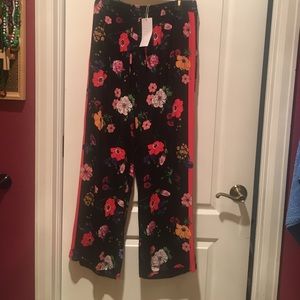 Zara multi color flowy pant