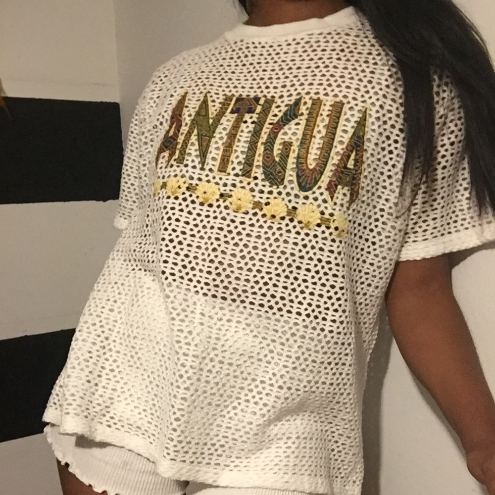 Antique mesh top