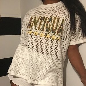 Antique mesh top