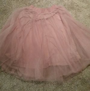 Pink Tulle Skirt