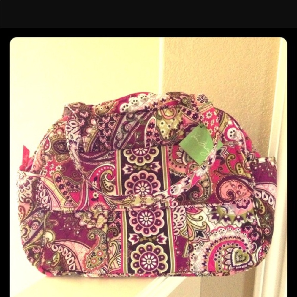 Vera Bradley Pink Paisley Diaper baby bag