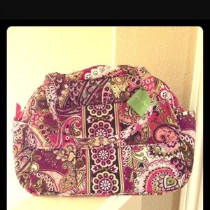 Vera Bradley Pink Paisley Diaper baby bag