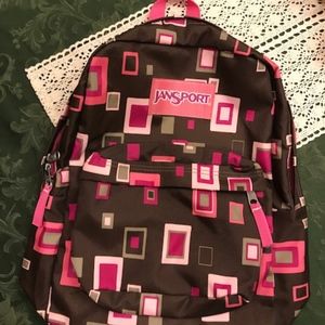 Jansport Brown & Pink Backpack -NEW without tags