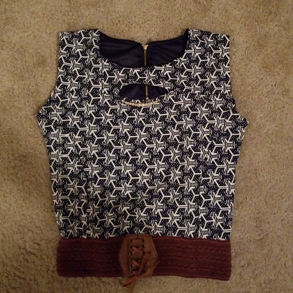Fancy crop top