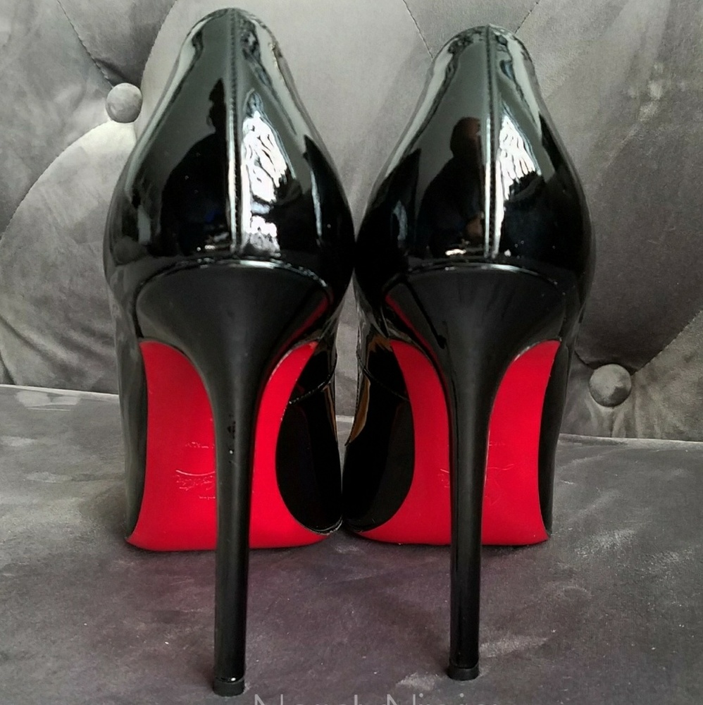 Christian Louboutin Lady Lynch 120 Black Patent