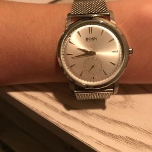 Boss Hugo Boss Unisex stainless steel mesh watch