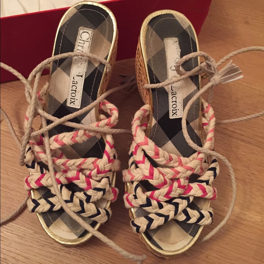 Christian lacroix wedges!